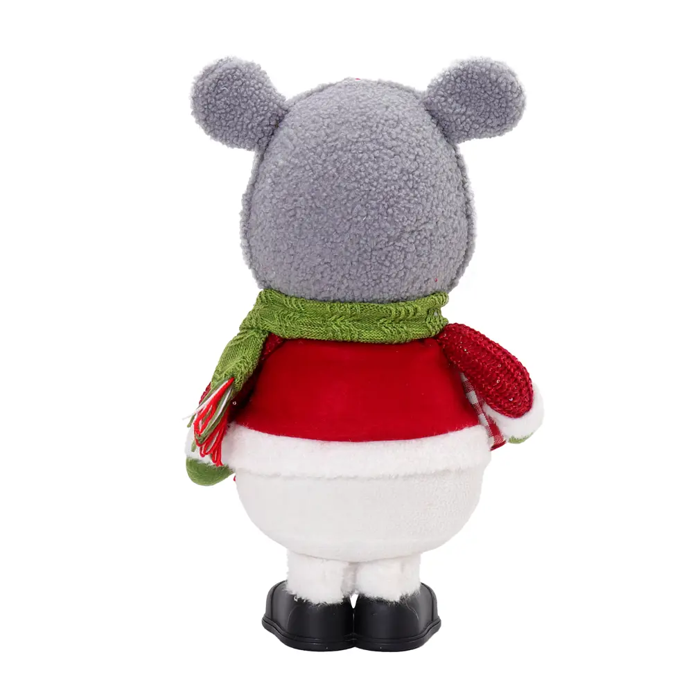 89368040 Декоративная фигура Снеговик в шапочке мишки 28x15 см STLM-1486575 Santreyd Christmas - Вид №2