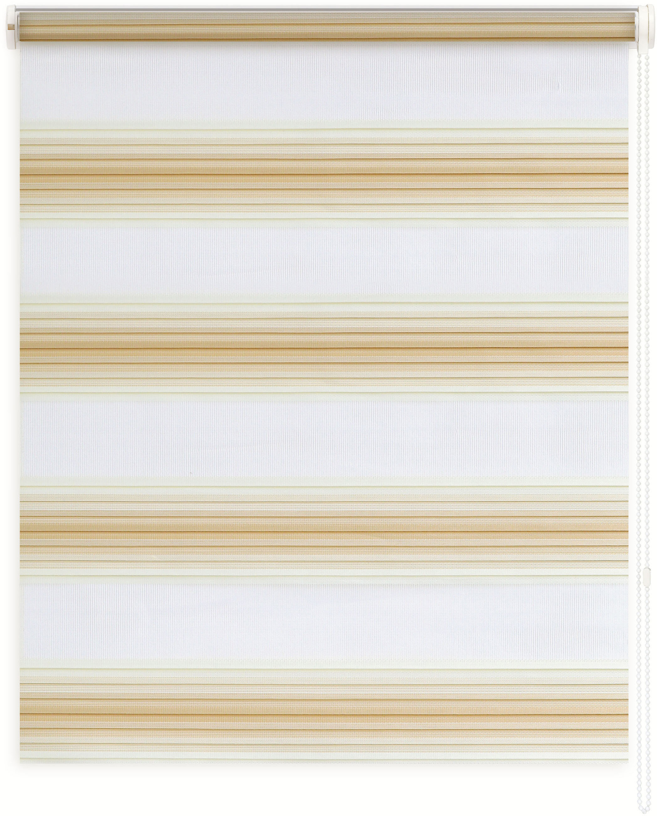 Рулонная штора Santreyd Palermo день-ночь бежевая 50×160 см 83503002
