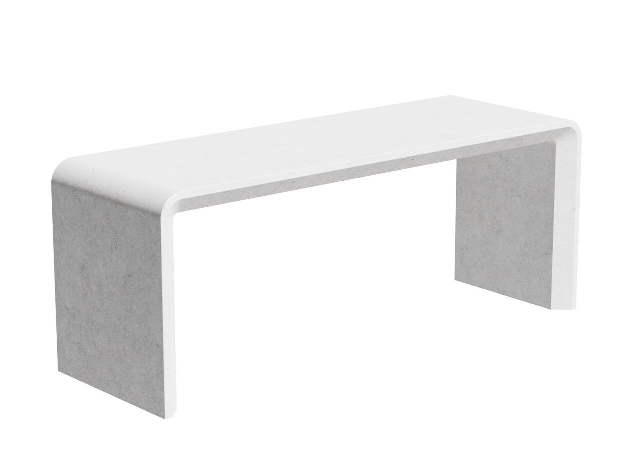 Бетонный прямоугольный стол для общественных мест amop ARCH-00137785