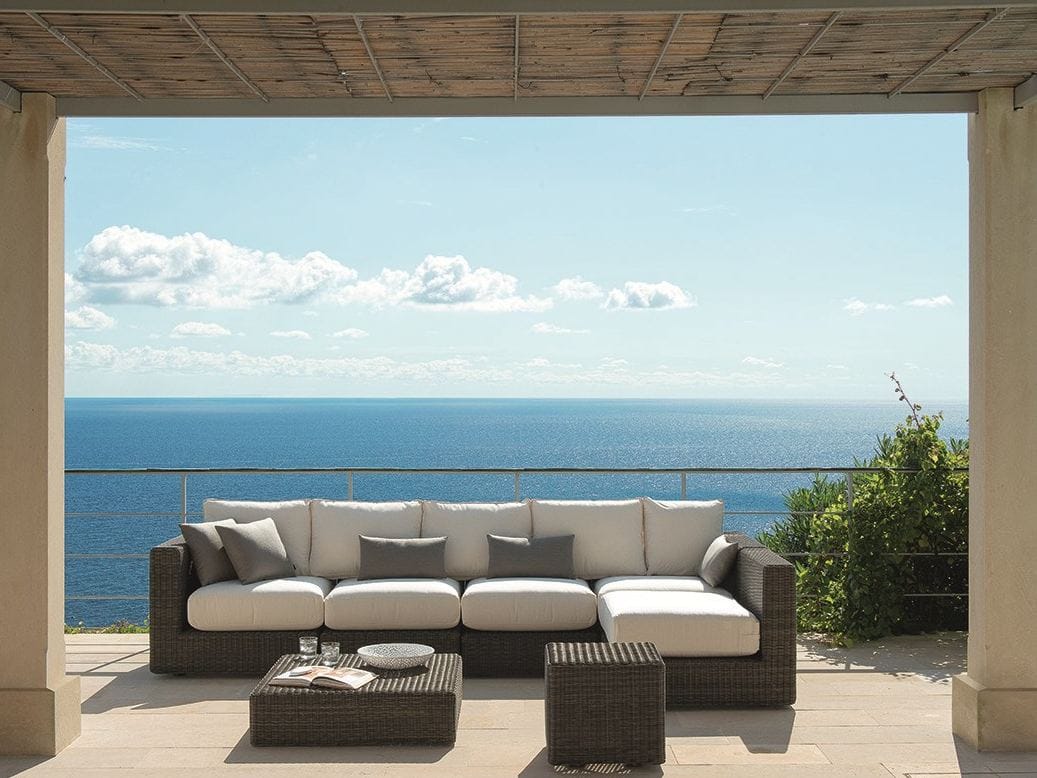 Угловой модульный садовый диван Ethimo ARCH-00133383 - Вид №1