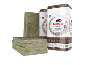 Гидрофобная панель из минеральной ваты для термоакустической изоляции