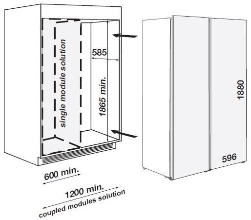 Fulgor Milano Встраиваемая вертикальная морозильная камера sun-id-1422998 - Вид №1