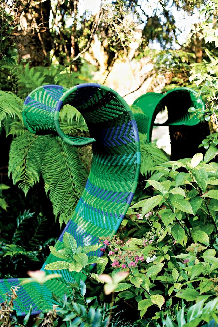 Moroso Садовая кушетка из цветных полиэтиленовых нитей M'afrique sun-id-1381407 - Вид №7