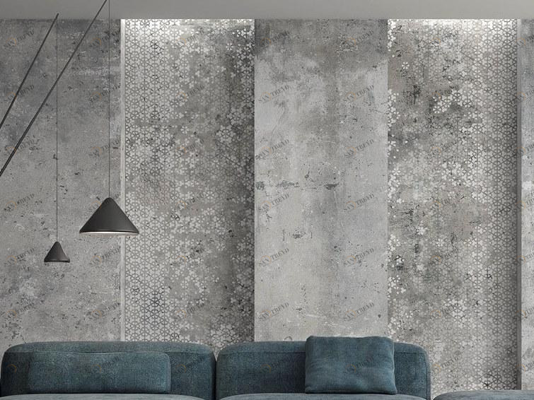 Arklam Настенная керамическая плитка с эффектом бетона для интерьеров 6 mm sun-id-1441634