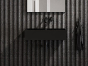 Одиночный подвесной умывальник из смолы