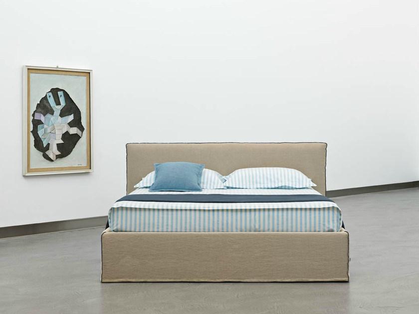 Casamania & Horm Мягкая двуспальная кровать со съемным чехлом Tahiti sun-id-1451325 - Вид №3