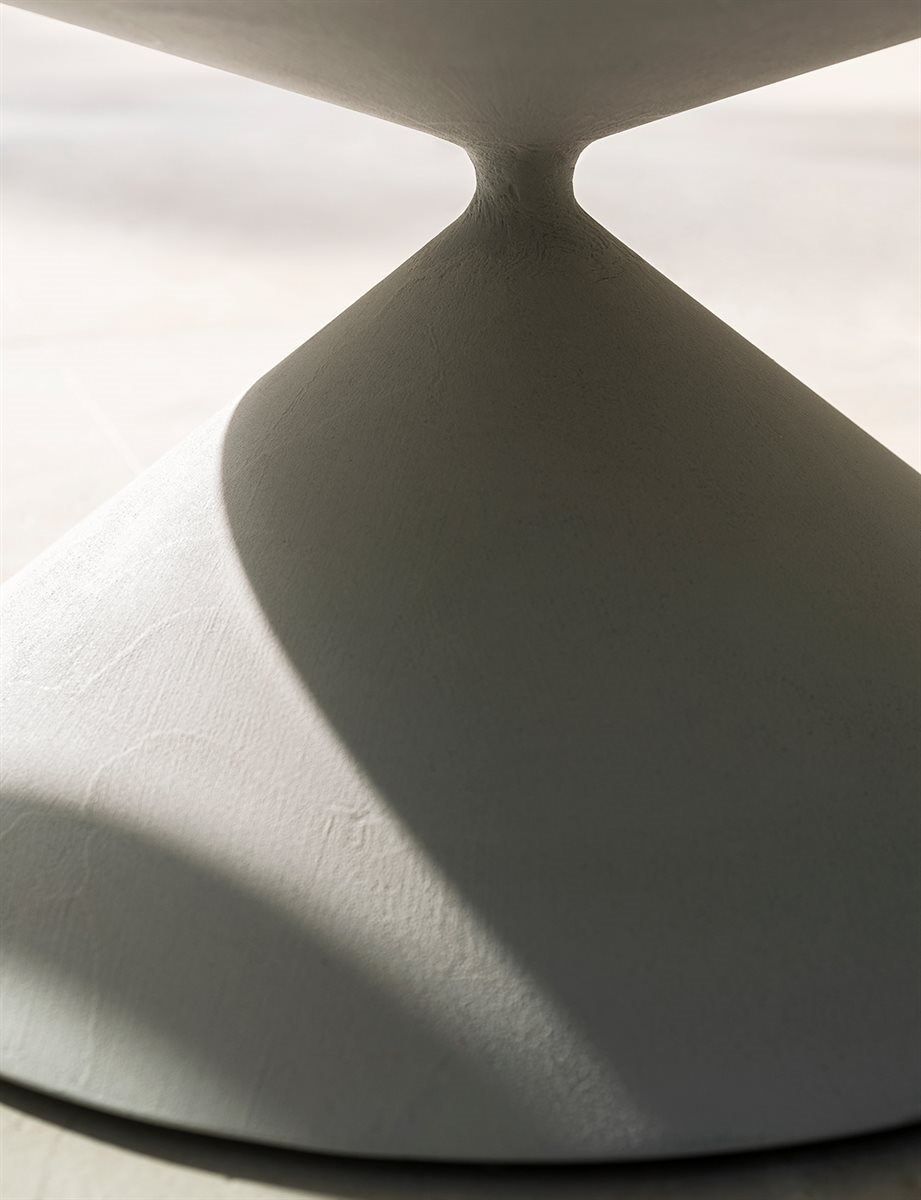 Круглый журнальный столик из полиуретана Desalto глина ARCH-00101622 - Вид №14