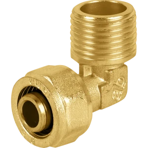 Угловой фитинг AQUABEAM 90° для труб 16×1/2" с наружной резьбой 82275224