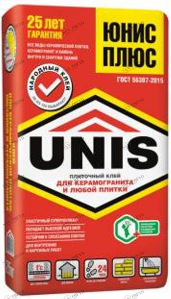 Клей плиточный Юнис Плюс 25кг Unis 360