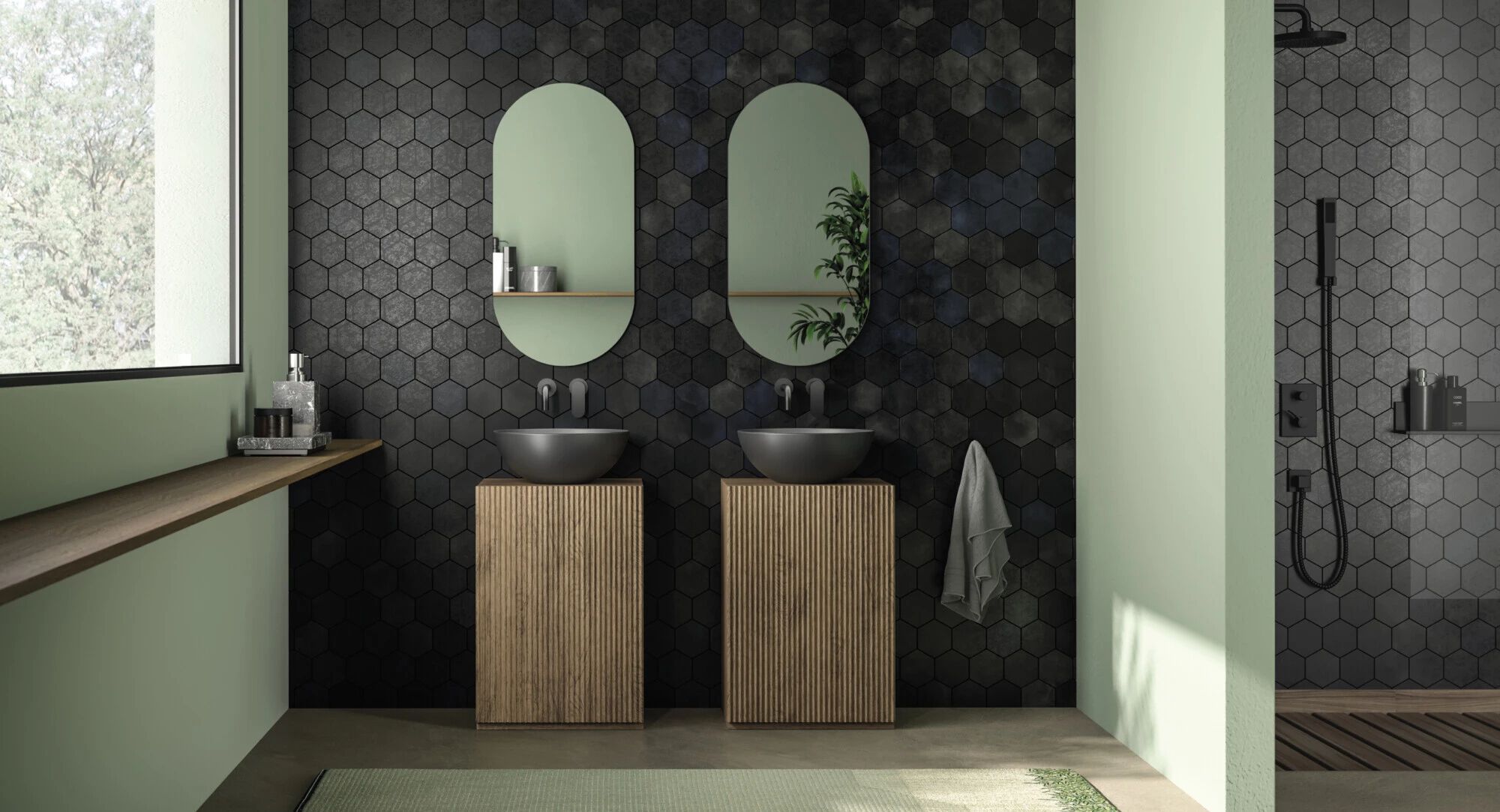 Деревянный напольный умывальник Devina Nais TOWER ARCH-00047544 - Вид №1