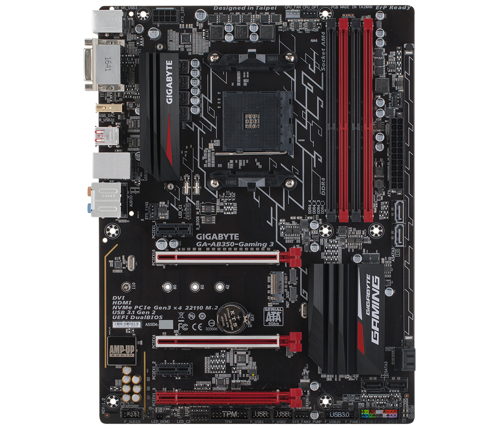 GA-AB350-Gaming 3 Gigabyte Santreyd  - Вид №2