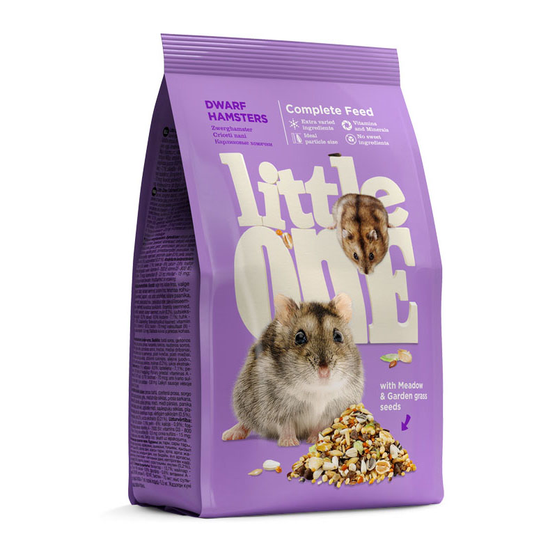 ПР0057650 Корм для грызунов для карликовых хомячков 400г Little one 