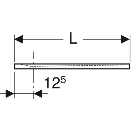 550.250.00.2 Квадратный душевой поддон Geberit Sestra Geberit  - Вид №3