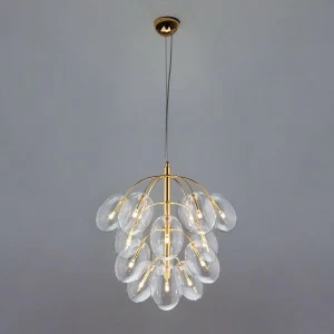 Подвесная люстра Bogates Leandro 290/15 BOGATES ДИЗАЙНЕРСКИЕ, LEANDRO 187473 Золотой
