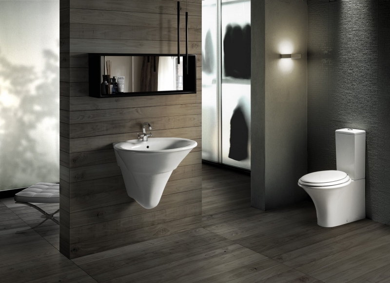 YXZ401 Sculture Одноблочный унитаз с универсальным сливом Hatria 