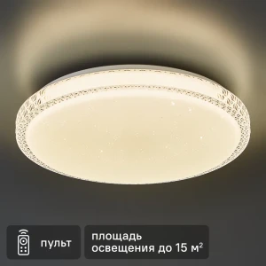 Люстра Natali Kovaltseva Sun с RGB-подсветкой и пультом управления 89385260