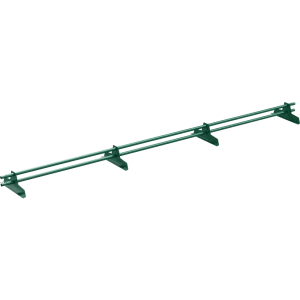 Снегозадержатель трубчатый ЭКО для любого вида кровли 3 м RAL 6005 зеленый