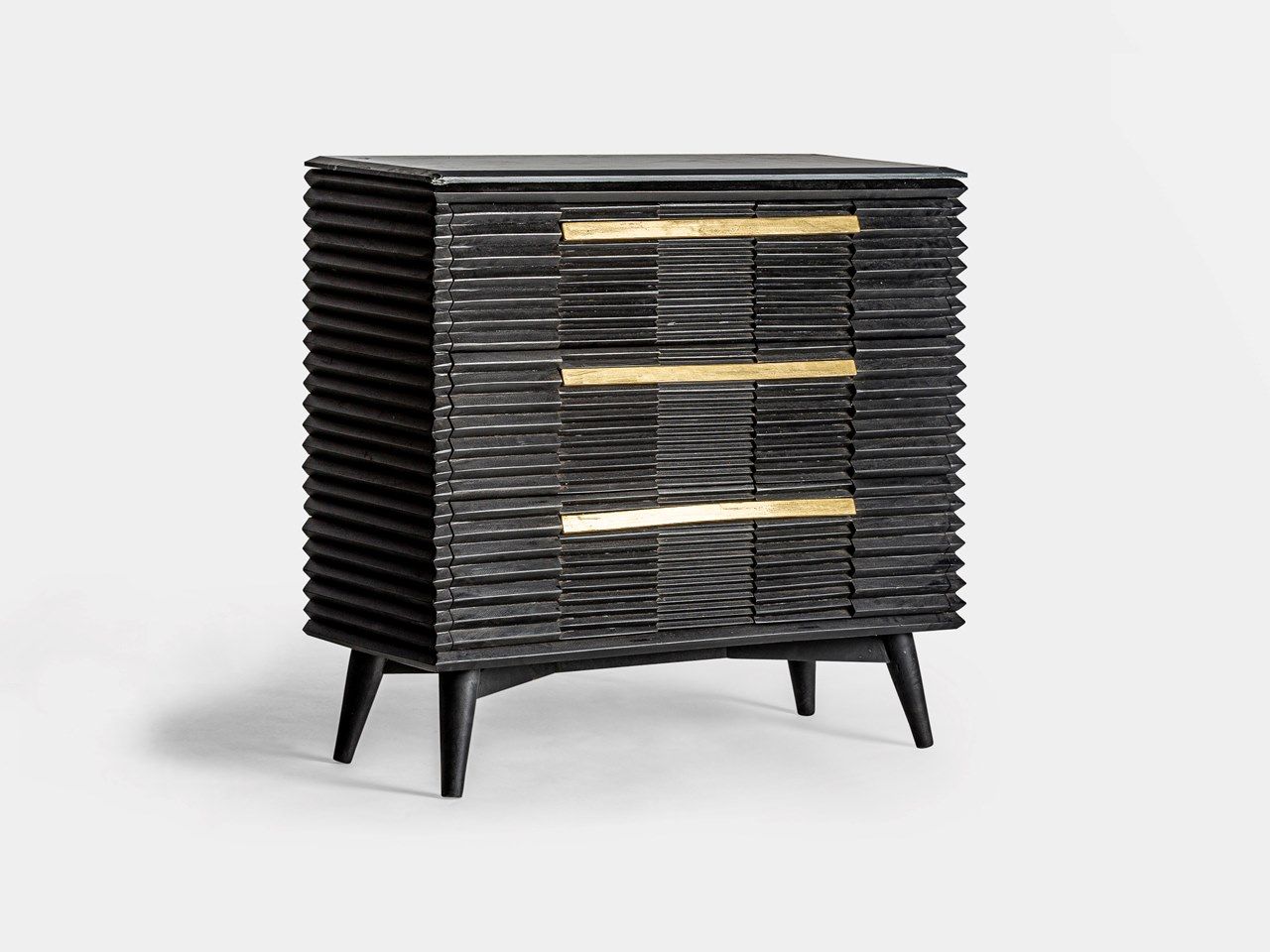 Комод из манго и мрамора Vical Home Plissé Wood ARCH-00075268 - Вид №4