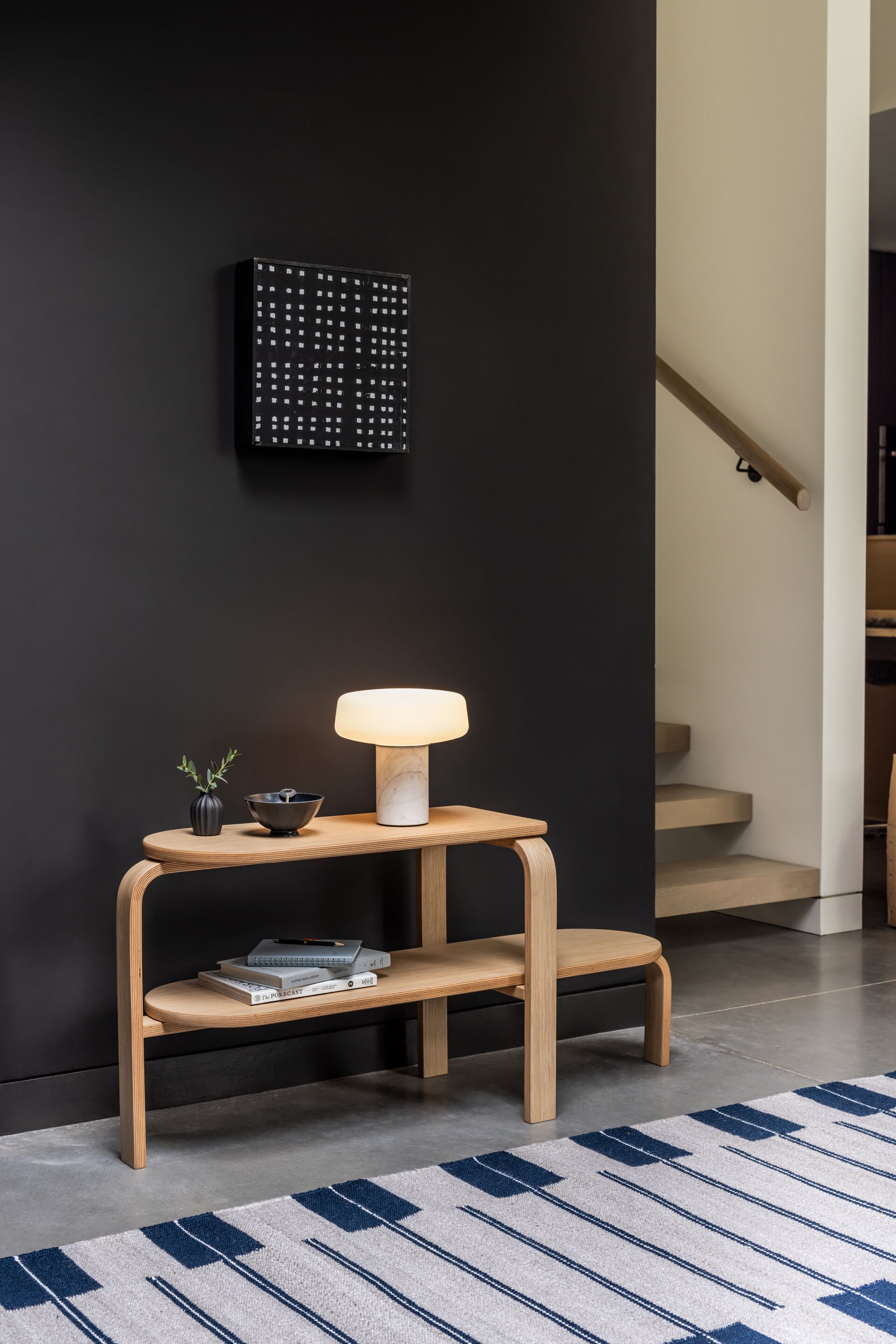 Прямоугольный ковер из переработанного ПЭТ с геометрическим рисунком Case OAR ARCH-00109250 - Вид №2