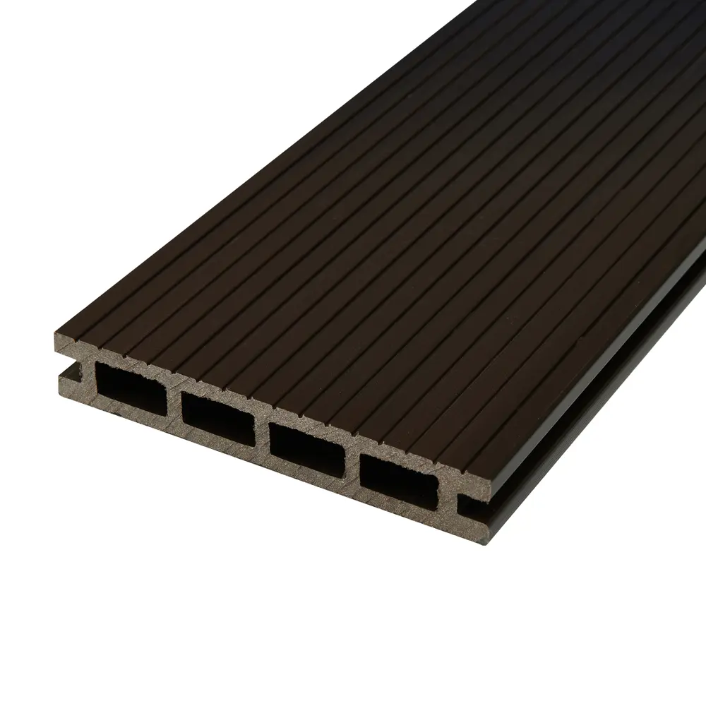 Террасная доска ДПК Прима Groentec цвет Венге 3000x145x22 мм Вельвет 0.44 м² STLM-2005388 - Вид №2