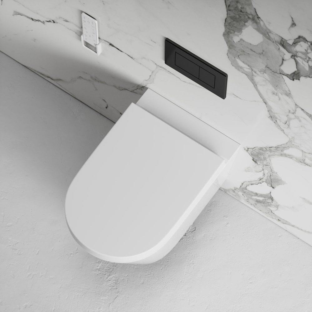 Керамический подвесной туалет для биде с ручным душем без бриды LUSSO INTELLISMART ARCH-00043743 - Вид №15