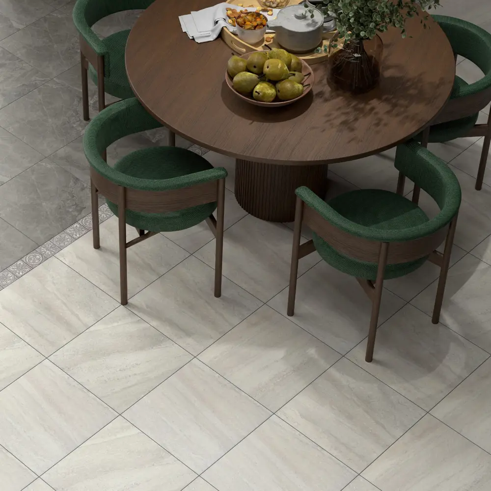 Керамогранит Kerama Marazzi Престон 40×40 см - мраморная элегантность в бежевых тонах 18361445