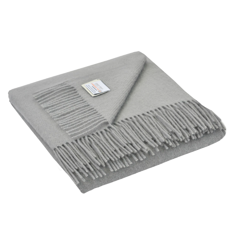 Плед шерстяной Dalia, 130х180 см, серый MARZOTTO DALIA3227 - Вид №1