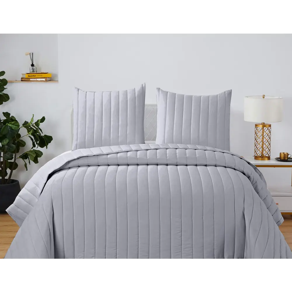 Покрывало Анды 215x240 см полиэстер цвет светло-серый 88024178 STLM-2057726 Santreyd - Вид №4