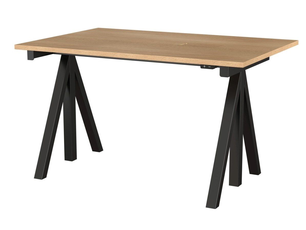 Стол с регулируемой высотой из стали и дерева String Furniture Работы ARCH-00016588