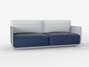 2-местный диван с огнестойкой обивкой