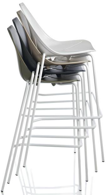 ALMA DESIGN Штабелируемый барный стул из полипропилена X stool sun-id-1427917 - Вид №1