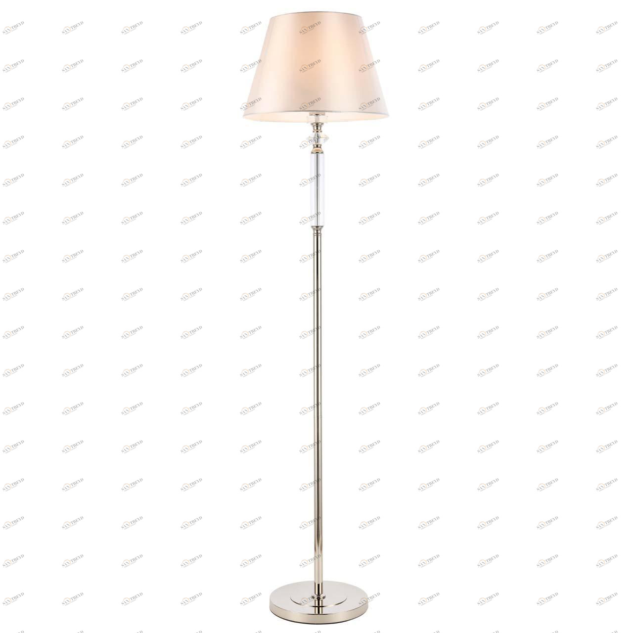Торшер с абажуром белый Viore SL1755.155.01 ST LUCE VIORE 00-3908906 Белый;серебро 