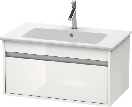 KT641900707 Ketho Тумбочка подвесная Бетонно-серый матовый декор Duravit - Вид №2