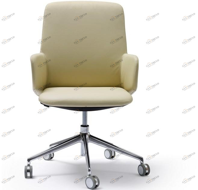 Quinti Sedute Офисное кресло в коже с колесами Deep sun-id-1431396