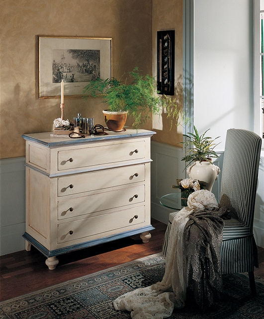 2820 Tifernoit Комод с 4 ящиками, гладкий Zona Notte  - Вид №4