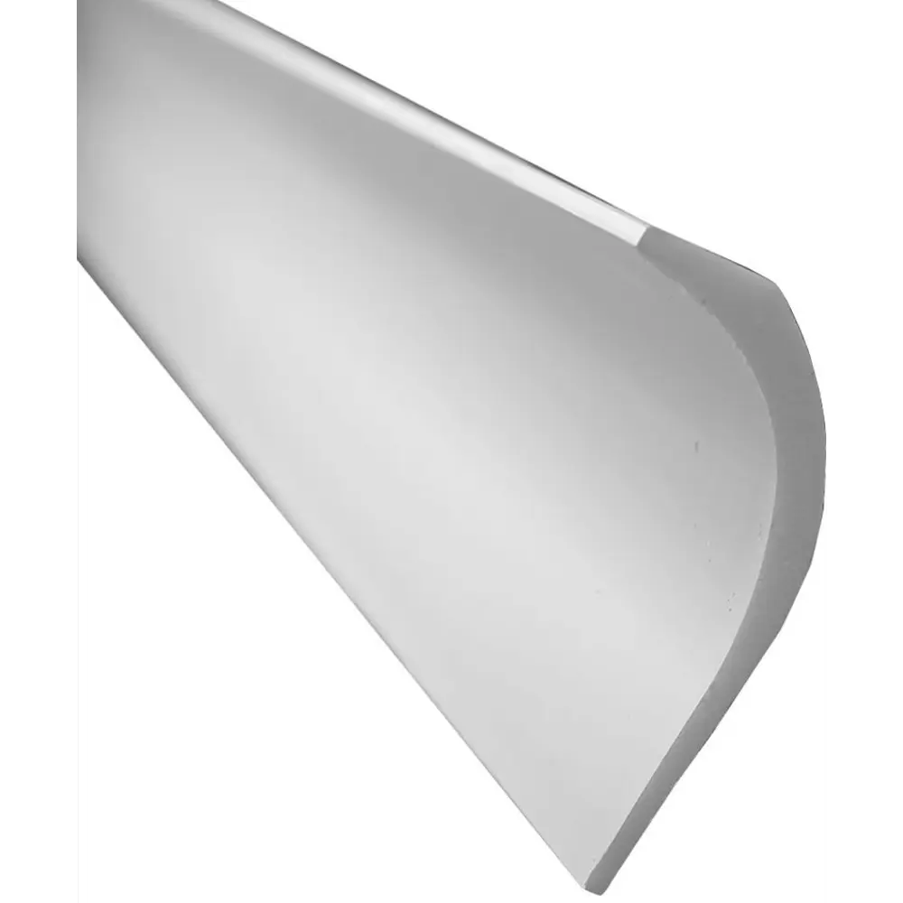 Плинтус потолочный полистирол для натяжного потолка ударопрочный Decomaster D313/10 белый 61x155x2000 мм 89369044 STLM-2155307  - Вид №6