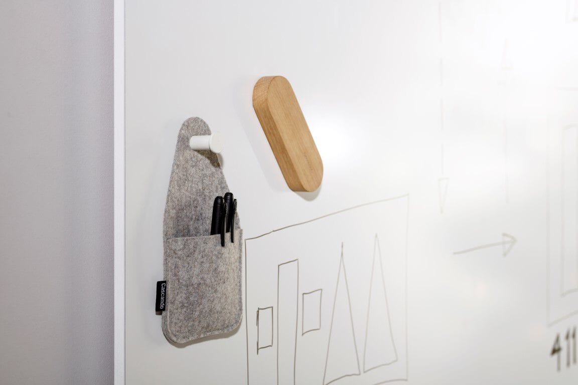 Настенная эмалированная стальная магнитная офисная доска Cascando Round20 ARCH-00039964 - Вид №2