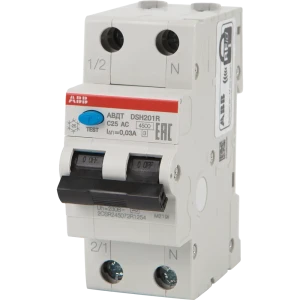 Дифференциальный автомат ABB DSH201R 1P N C25 А 30 мА 4.5 кА АС 2CSR145001R1254 10065887 STLM-2164980