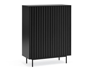 Шкаф из МДФ с распашными дверцами и ящиками