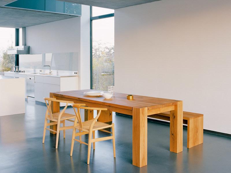 e15 Прямоугольный стол из массива дерева  Ta04  - Вид №2