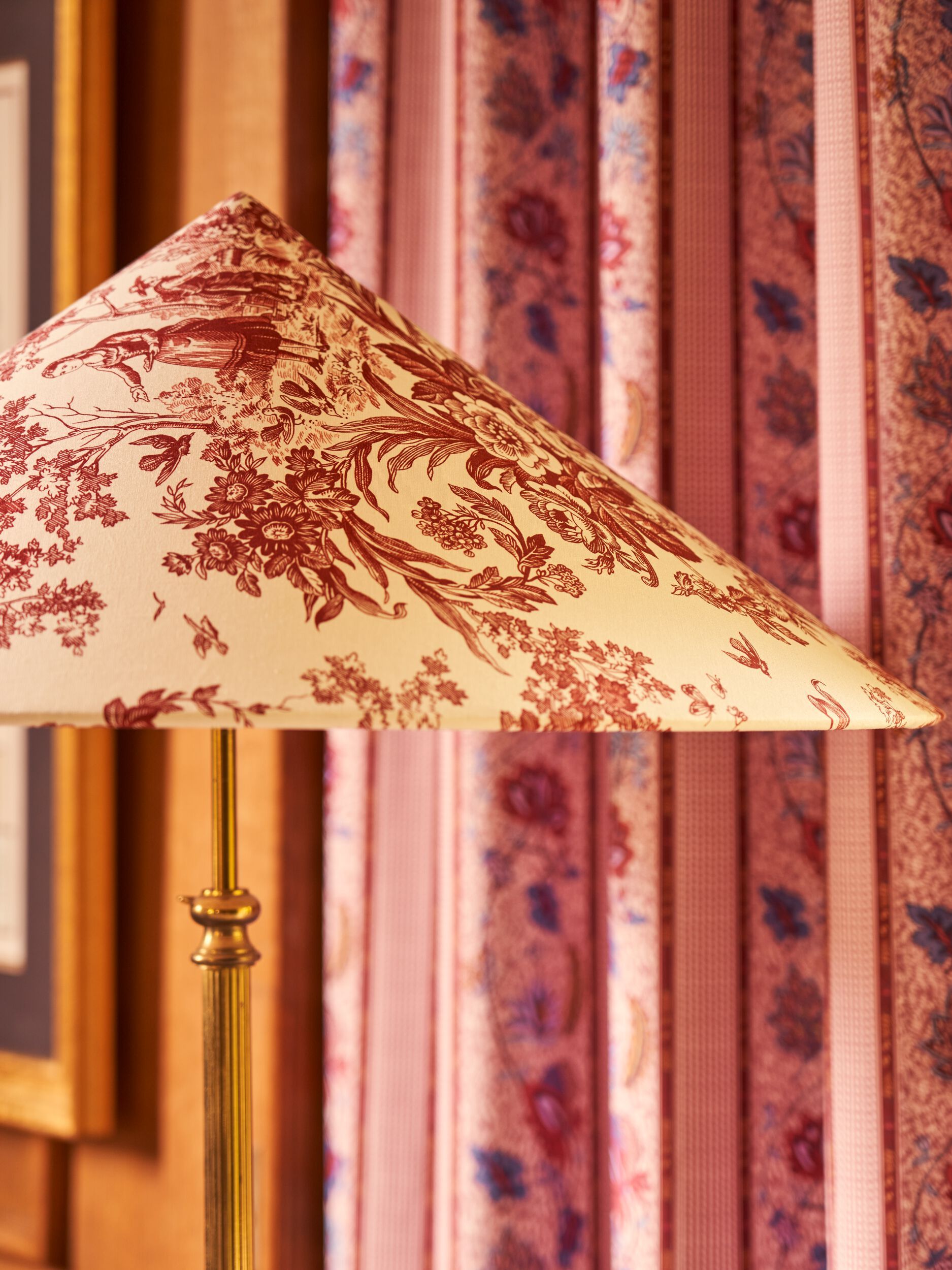 Хлопчатобумажная ткань с цветочным рисунком LELIEVRE Quenin-Belle Époque ARCH-00124598 - Вид №12