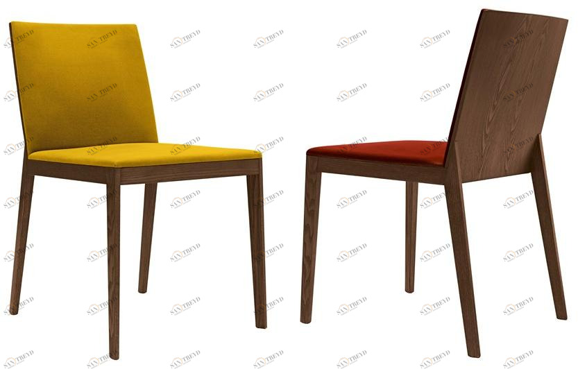 JESSE Стул из ткани с дубовой структурой sun-id-1462728