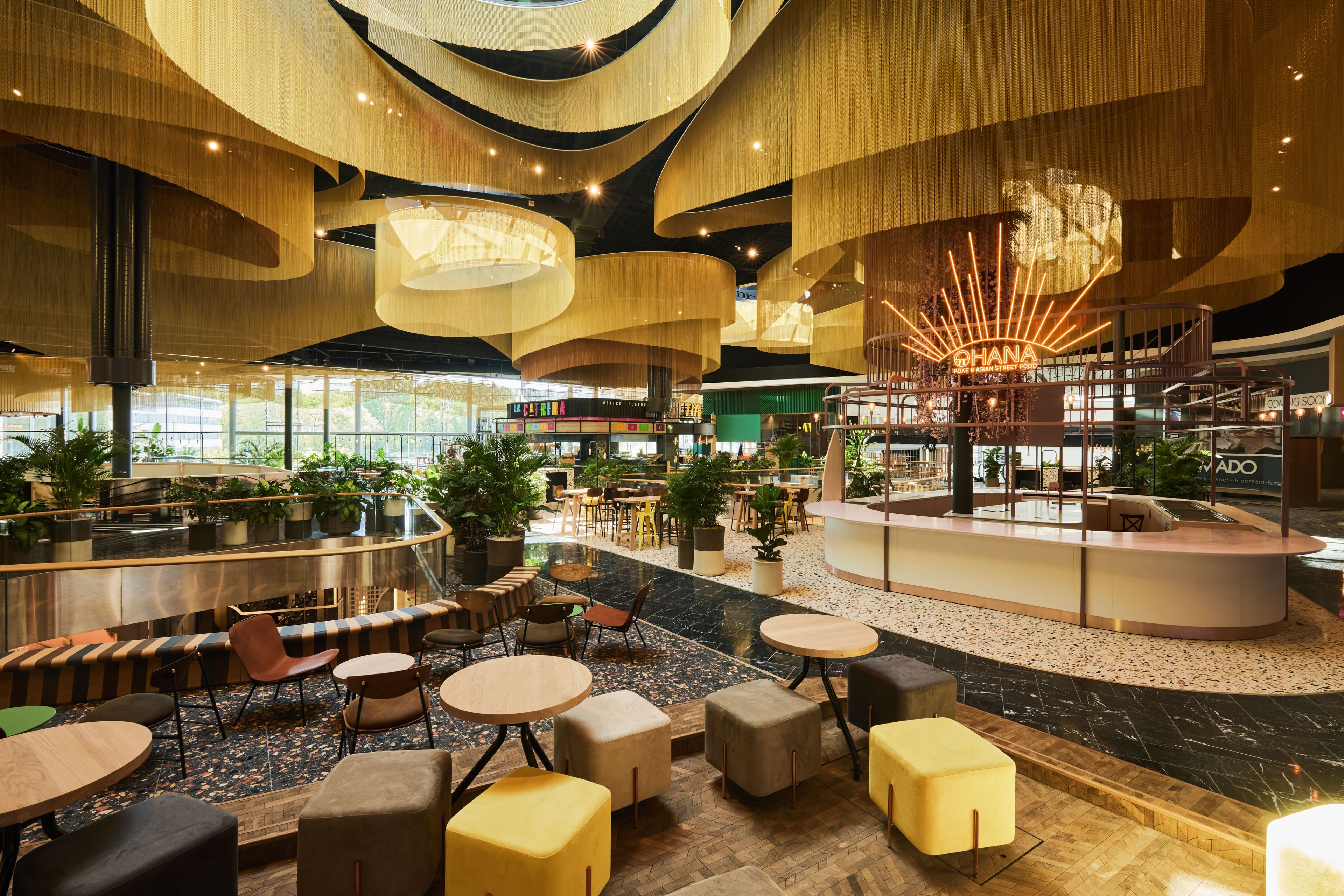 Алюминиевая проволочная палатка Kriskadecor CEILING - WESTFIELD MALL OF NL ARCH-00145774 - Вид №2