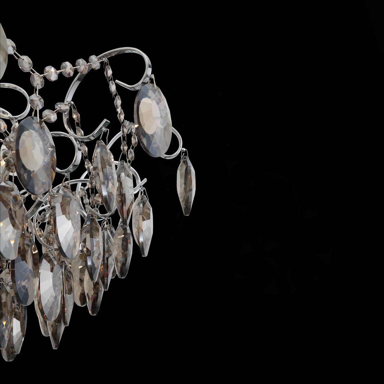 Подвесная люстра ST Luce Orecchini SL846.103.09 ST LUCE ДИЗАЙНЕРСКИЕ, ORECCHINI 109224 Серый  - Вид №2