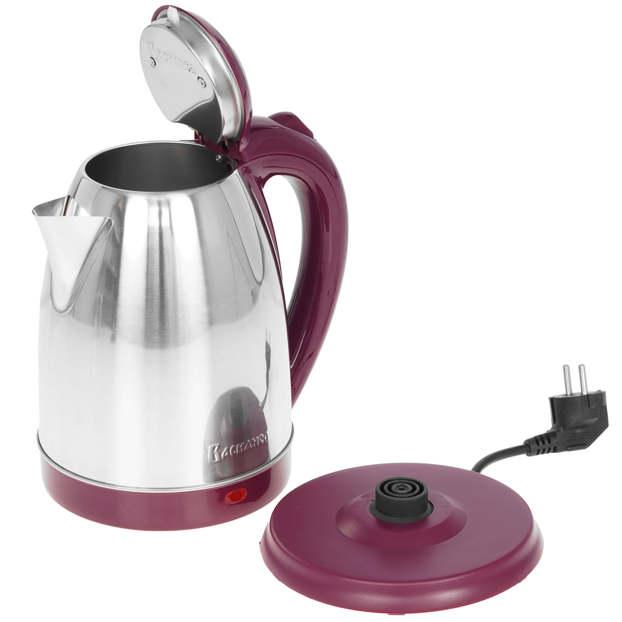 8124487 Электрочайник Василиса ВА-1020 бордовый STDN-0001930 - Вид №4