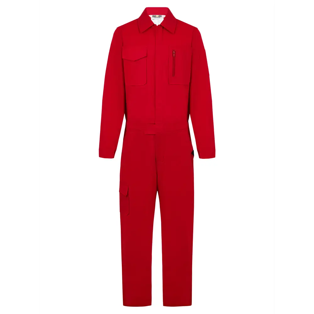 Рабочий комбинезон Dowell D83251 красный S/48 89433429 STLM-1568551
