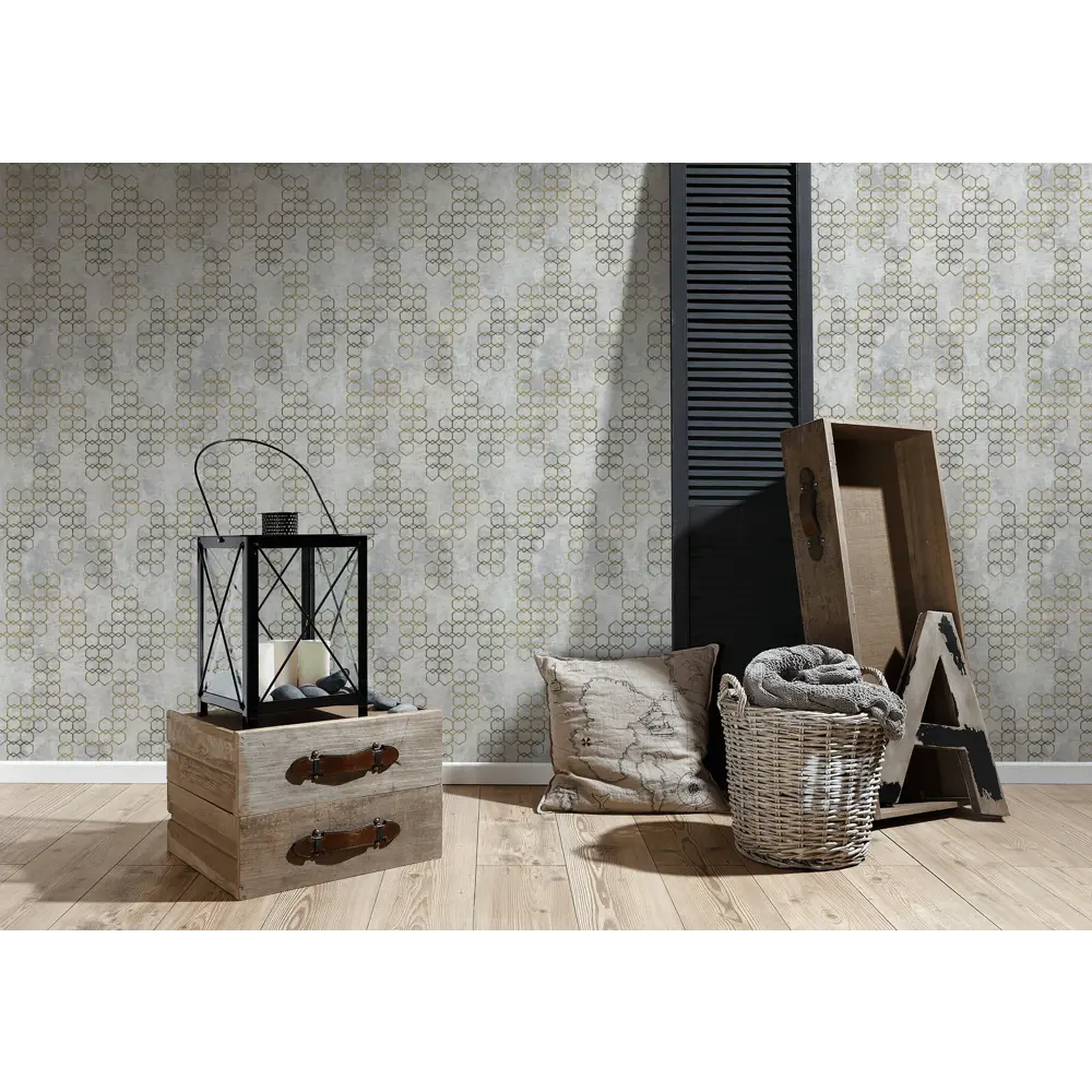 A.S. Creation Urban Grace: флизелиновые обои серые структурные 1.06 м 82640661 STLM-0032667 - Вид №2