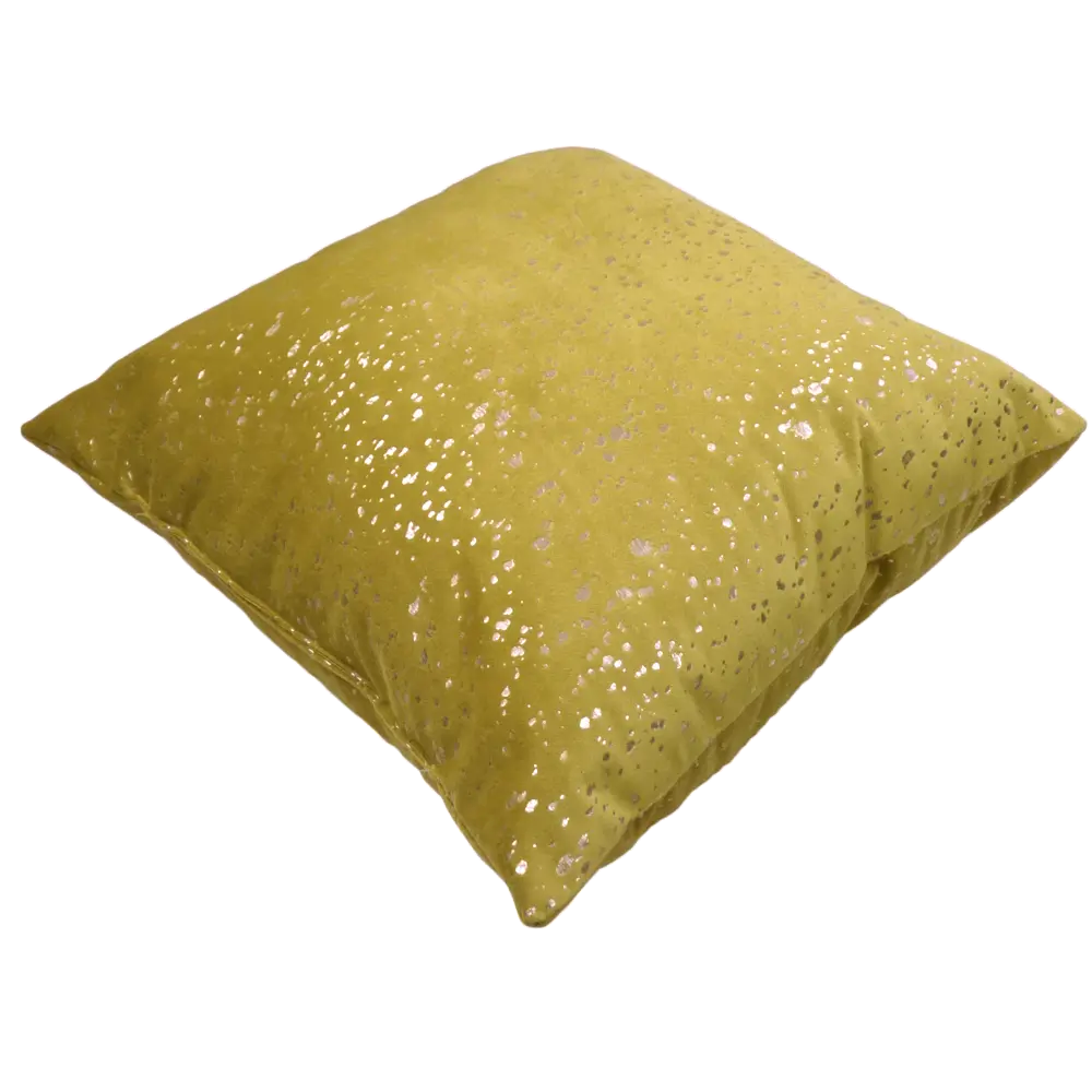 Подушка Голди 43x43 см цвет желтая охра 88106368 STLM-2176726 LINEN WAY  - Вид №1