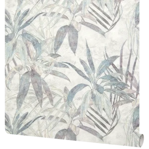 Обои флизелиновые Victoria Stenova Java зелёно-серые 1.06 м VS281654