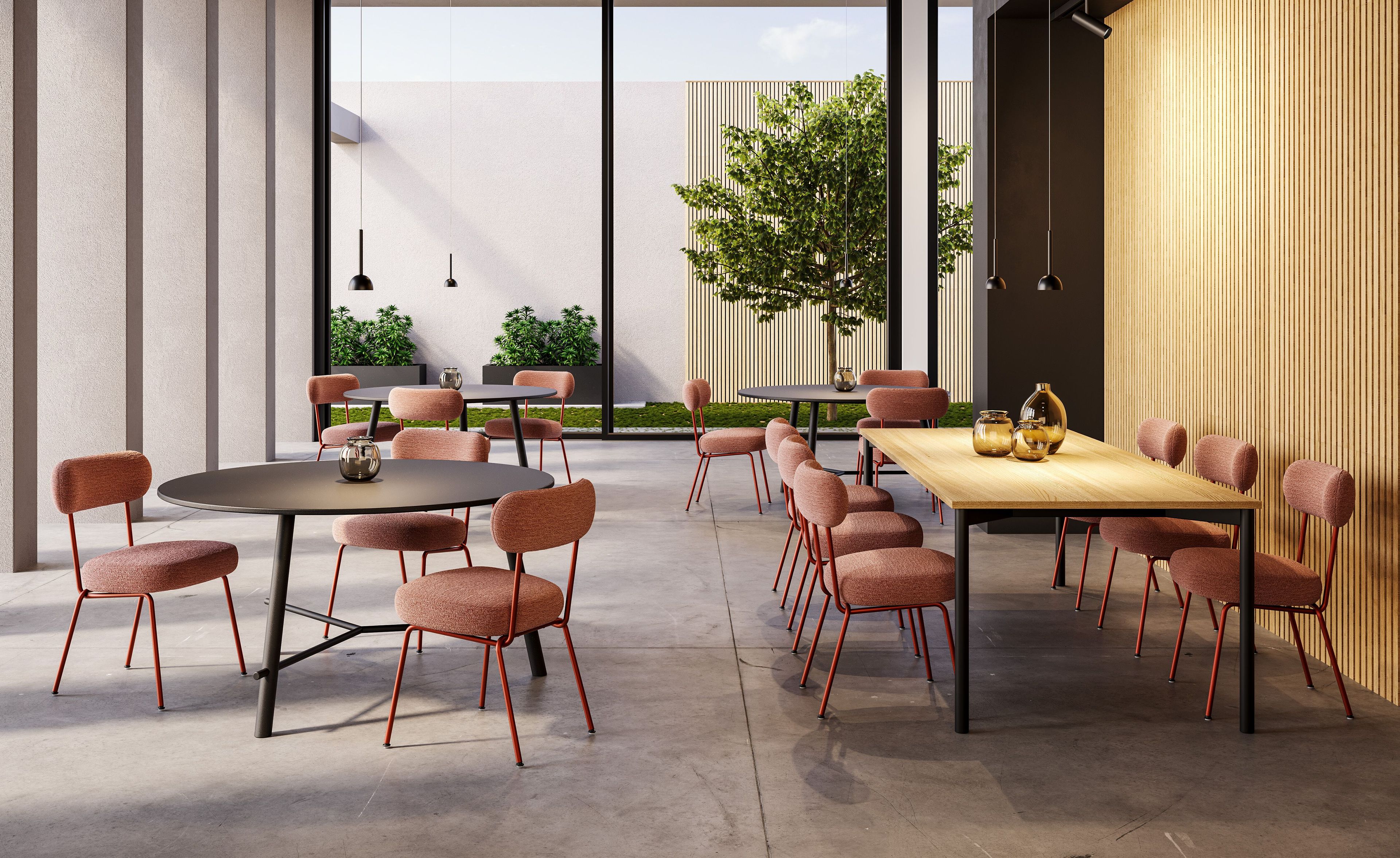 Мягкий стул из ткани Infiniti Takumi ARCH-00086203 - Вид №2